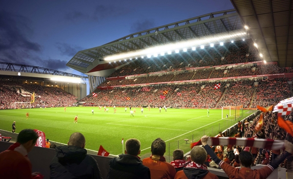 Mô hình sân vận động bóng đá Old Trafford  MU 2023  Tượng cầu thủ
