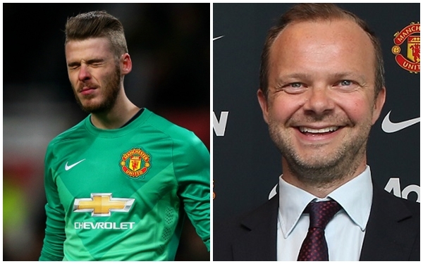 Káº¿t quáº£ hÃ¬nh áº£nh cho ed woodward de gea