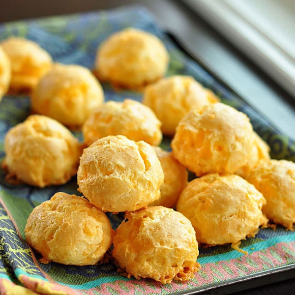 Tập tành làm bánh gougères phô mai 10