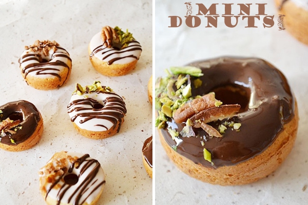 Donut đậu phộng ngon lành mà không dầu mỡ 7