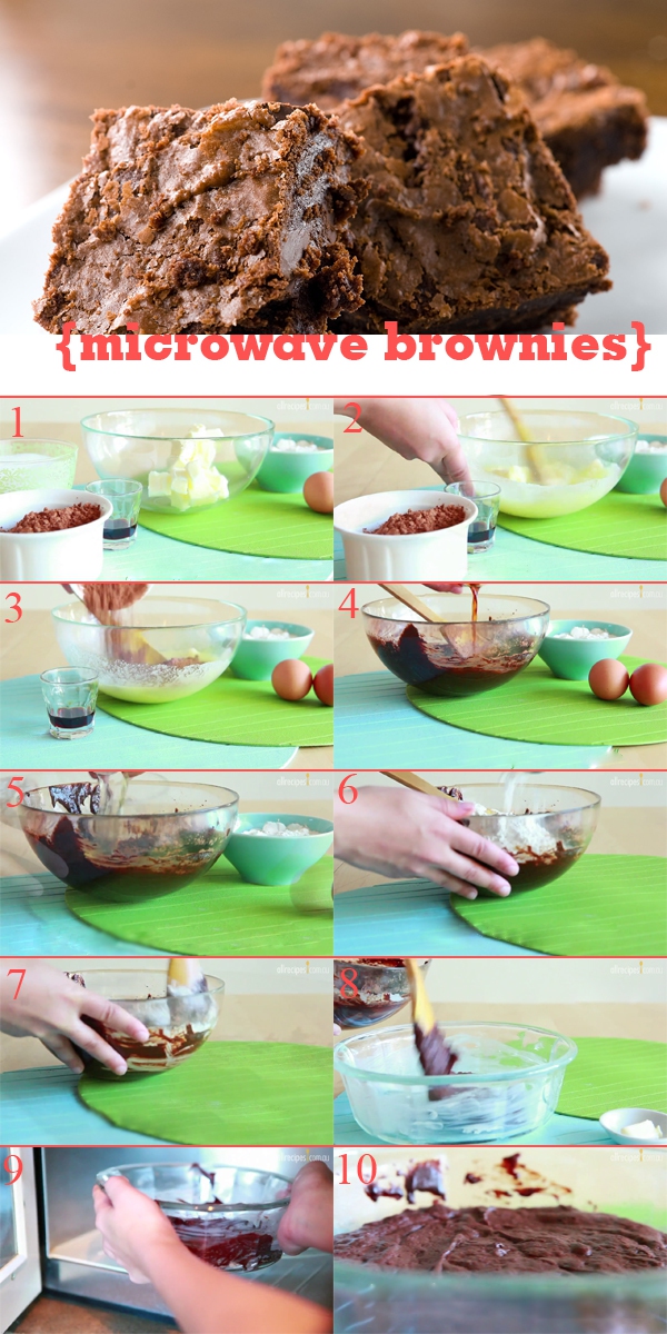 Bỏ túi cách làm brownies lò vi sóng cấp tốc 1