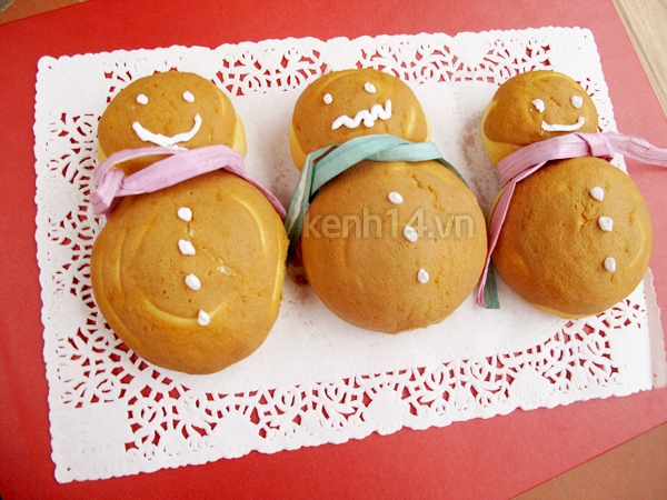 Tập tành làm papparoti người tuyết đón Noel 8