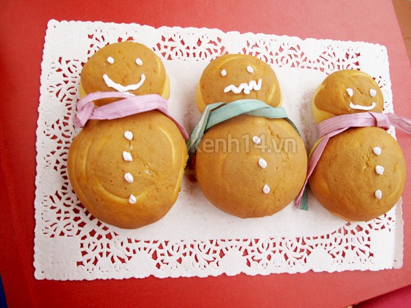 Tập tành làm papparoti người tuyết đón Noel 9