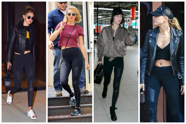 Hàng loạt kiều nữ Hollywood từ Taylor đến Gigi, Hailey đang thi nhau diện chiếc legging có giá 2,5 triệu đồng này - Ảnh 1.