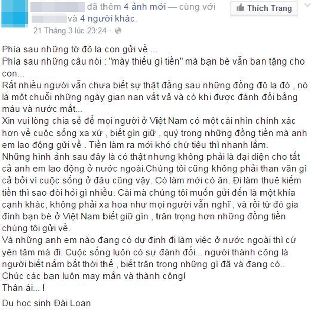 Phía sau những tờ Đô la con gửi về... - Những chuyện chưa kể về cuộc sống mưu sinh của người trẻ nơi đất khách - Ảnh 1.