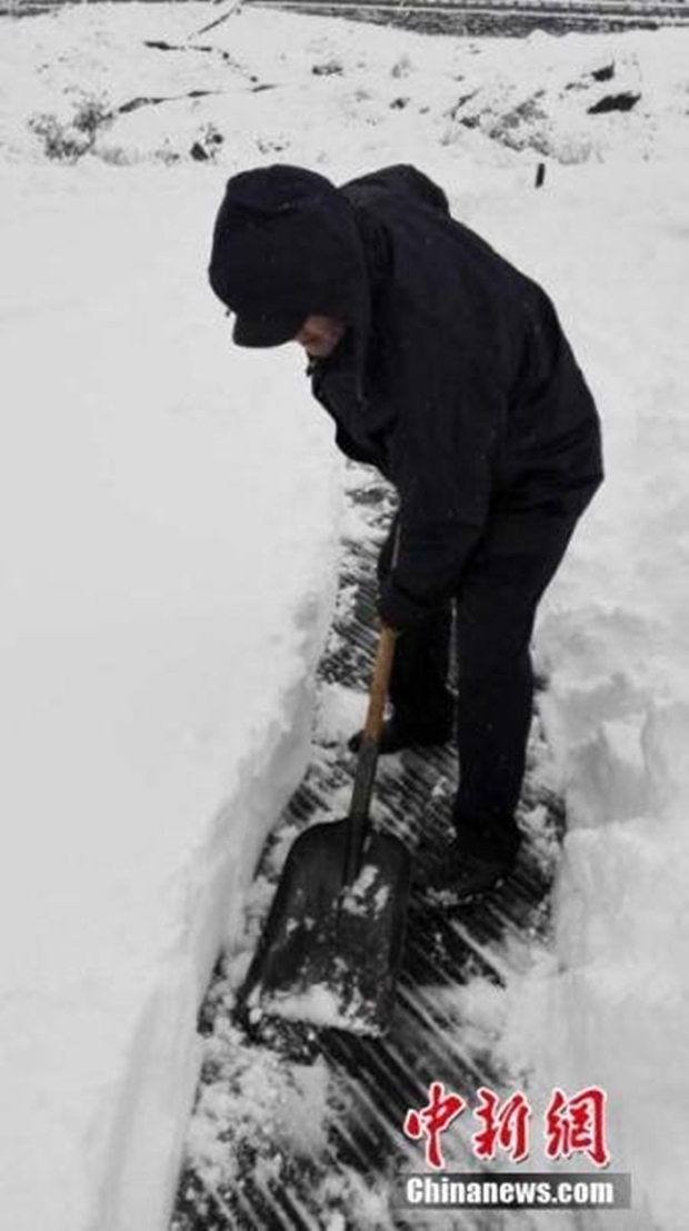 Trung Quốc: Những trận tuyết đầu mùa đẹp đến nao lòng - Ảnh 14.