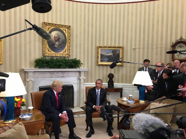 Tổng thống Mỹ Barack Obama gặp mặt tân Tổng thống Donald Trump tại Nhà Trắng - Ảnh 2.