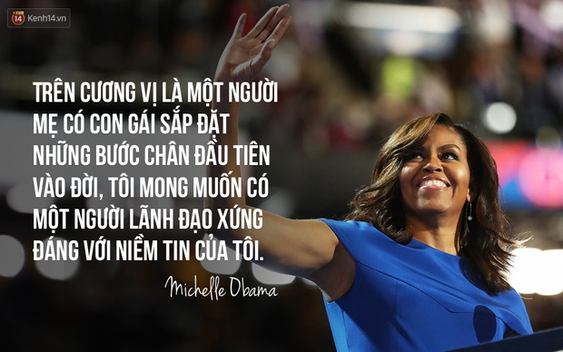 Hãy nghe hết bài diễn văn tuyệt vời của bà Michelle Obama, bạn sẽ hiểu làm Tổng thống nghĩa là gì - Ảnh 8.