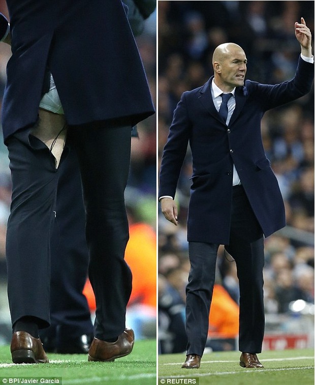 HLV Zidane một lần nữa lại... rách toác quần ở Champions League - Ảnh 1.
