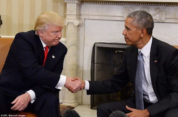 Tổng thống Mỹ Barack Obama gặp mặt tân Tổng thống Donald Trump tại Nhà Trắng - Ảnh 3.