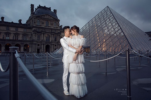 Trấn Thành - Hari Won chụp ảnh cưới tại Pháp giữa tiết trời lạnh buốt 3 độ C - Ảnh 6.