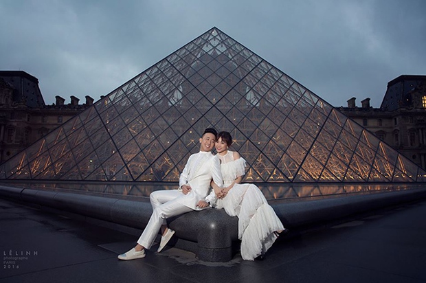 Trấn Thành - Hari Won chụp ảnh cưới tại Pháp giữa tiết trời lạnh buốt 3 độ C - Ảnh 7.