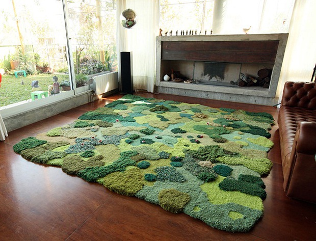 Đưa thiên nhiên mùa xuân vào nhà với thảm 3D đẹp như tranh vẽ - Ảnh 1.