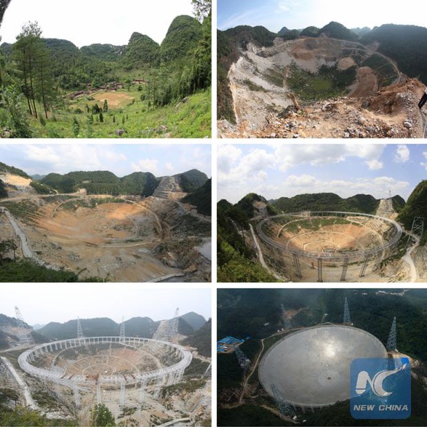 Trung Quốc khánh thành kính viễn vọng săn người ngoài hành tinh lớn nhất thế giới - Ảnh 2.