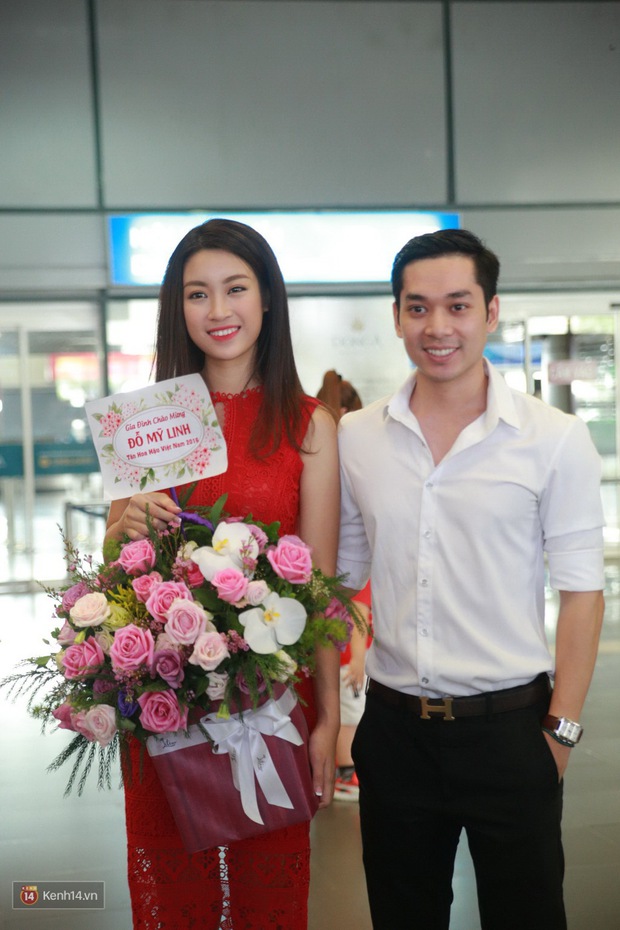 Hoa hậu Đỗ Mỹ Linh trở về Hà Nội, đoàn tụ với gia đình sau một tháng xa nhà - Ảnh 7.
