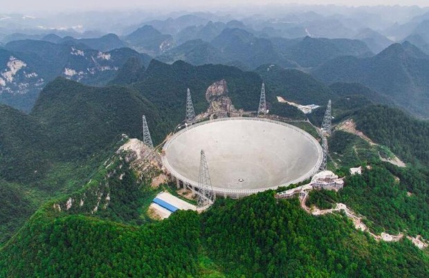 Trung Quốc khánh thành kính viễn vọng săn người ngoài hành tinh lớn nhất thế giới - Ảnh 1.