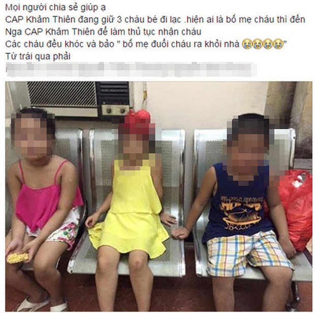 Hà Nội: 3 đứa trẻ từ 5 đến 8 tuổi mang quần áo, mỳ tôm bỏ nhà ra đi - Ảnh 1.