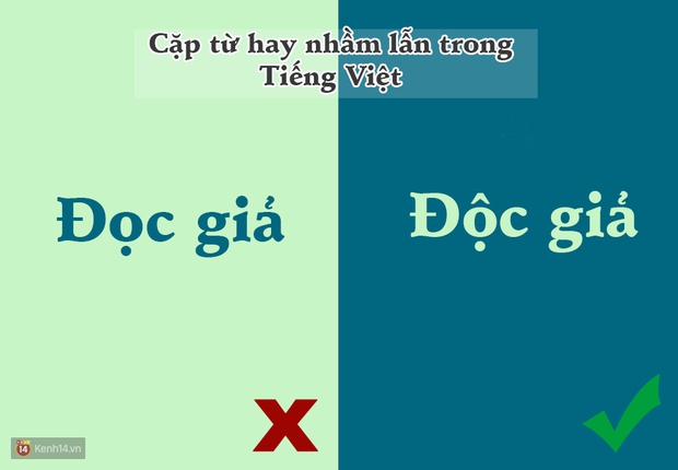 10 cặp từ ai cũng hay bị lẫn lộn trong Tiếng Việt - Ảnh 3.