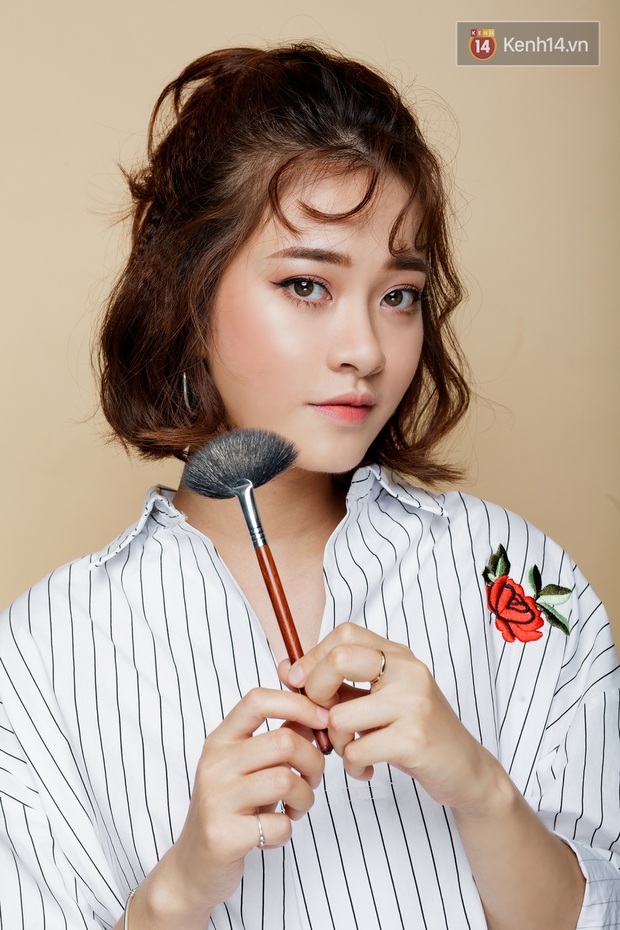 Học 3 kiểu đánh má xinh tuyệt trong 3 nốt nhạc cùng hot girl Mai Anh, bạn sẽ chẳng sợ đánh má bị giống hề nữa - Ảnh 3.