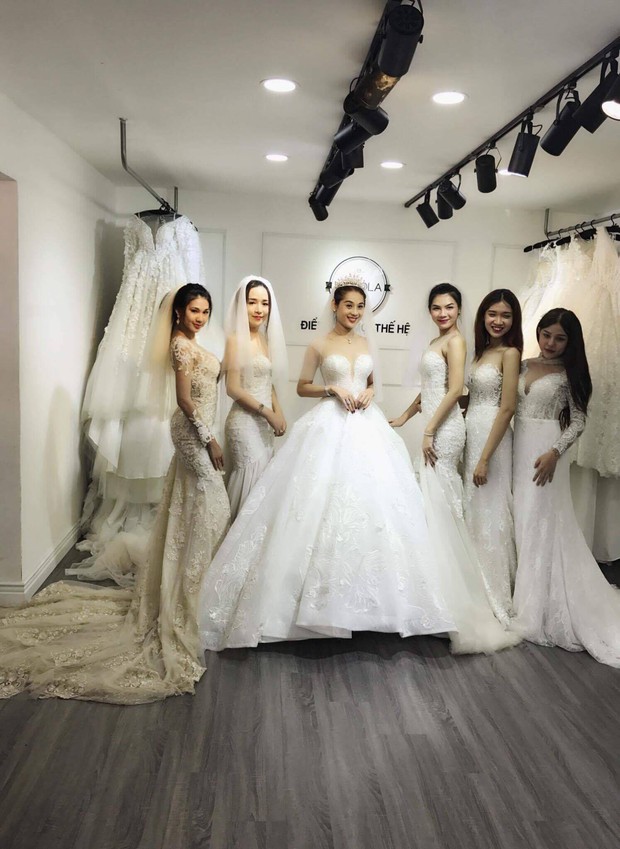 Lâm Khánh Chi tiết lộ đặt may chiếc váy cưới đuôi dài 10m đẹp nhất Việt Nam - Ảnh 1.