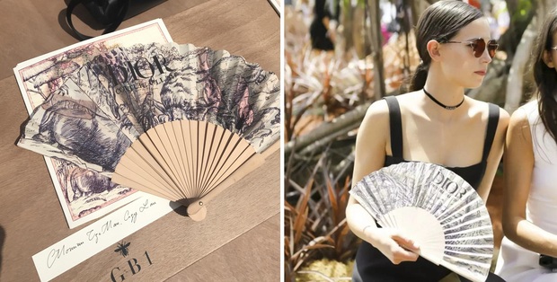 Có ai ngờ quạt giấy mà các cụ vẫn dùng nay lại là phụ kiện thời trang sang chảnh nhất hè này - Ảnh 7. Có ai ngờ quạt giấy mà các cụ vẫn dùng nay lại là phụ kiện thời trang sang chảnh nhất hè này - Ảnh 7.