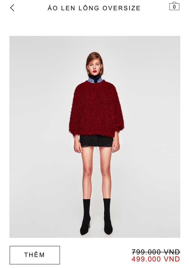 14 mẫu áo len, áo nỉ dưới 500.000 VNĐ trendy đáng sắm nhất đợt sale này của Zara - Ảnh 5.