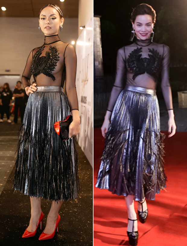 Chi Pu & Mai Ngô cùng mặc lại trang phục của Hà Hồ & Phạm Hương tại The Face năm ngoái - Ảnh 10.