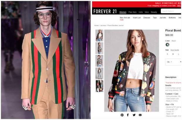 Gucci quyết đâm đơn kiện Forever 21 chỉ vì 2 họa tiết kẻ sọc đình đám - Ảnh 1. Gucci quyết đâm đơn kiện Forever 21 chỉ vì 2 họa tiết kẻ sọc đình đám - Ảnh 1.