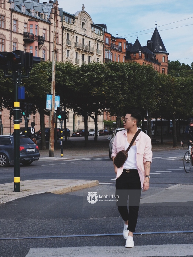 Chi Pu & Hoàng Ku đã đặt chân đến Thụy Điển, khoe street style siêu xinh trước khi thăm thú H&M - Ảnh 9.
