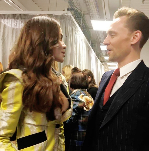 HOT: Hồ Ngọc Hà diện đồ sexy giá hàng trăm triệu, vui tươi tạo dáng bên Tom Hiddleston tại show Gucci - Ảnh 5.