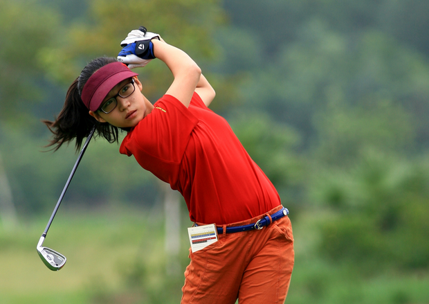 Golf thủ chân dài, xinh như hot girl trẻ nhất đoàn thể thao Việt Nam tại SEA Games 29 - Ảnh 3.