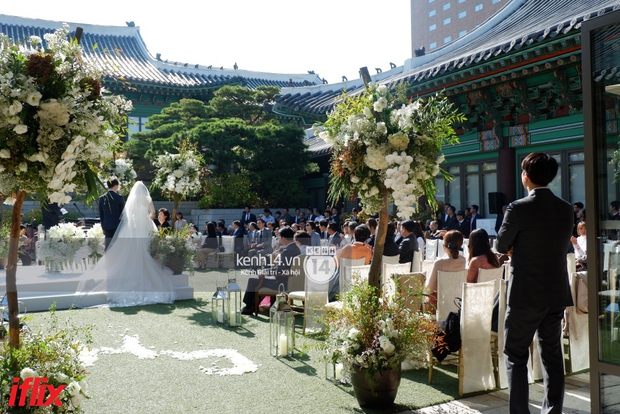 Độc quyền từ Hàn Quốc: Cận cảnh đẳng cấp siêu hoành tráng của lễ đường đám cưới Song Joong Ki và Song Hye Kyo - Ảnh 15.