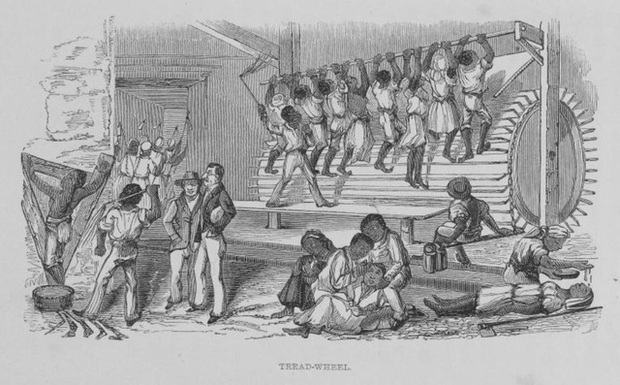Máy chạy bộ là cỗ máy tra tấn tù nhân khét tiếng vào thế kỷ 19