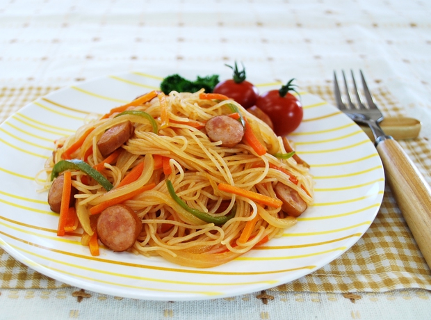 Napolitan Spaghetti - nghe thì tưởng món Ý nhưng đây lại là mì Nhật đấy - Ảnh 1.