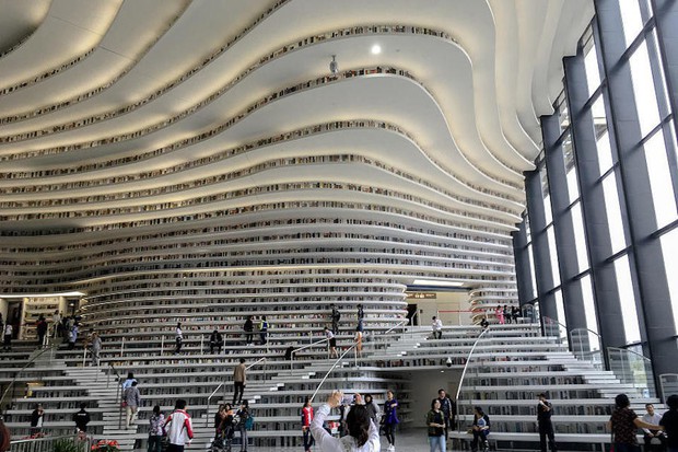Ngắm thư viện đẹp nhất thế giới vừa được mở cửa tại Trung Quốc - Ảnh 19.