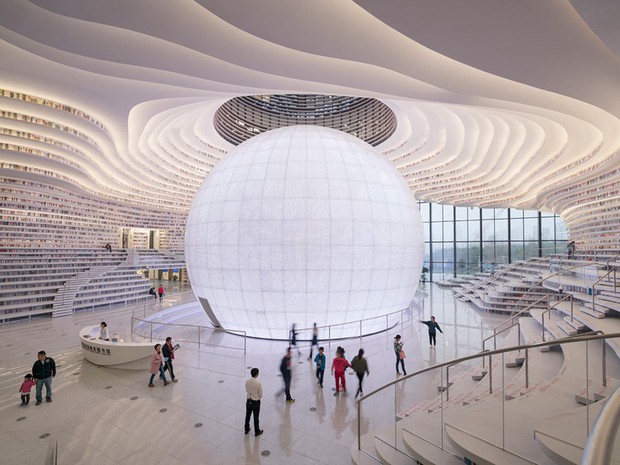 Ngắm thư viện đẹp nhất thế giới vừa được mở cửa tại Trung Quốc - Ảnh 7.