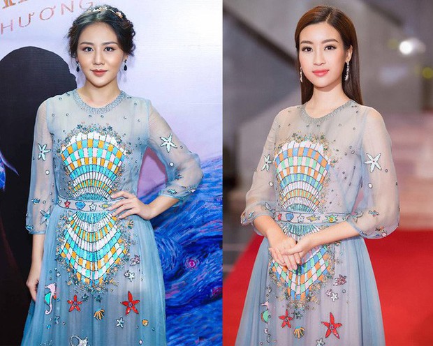 Đụng hàng váy với Hoa hậu Đỗ Mỹ Linh, nhưng Văn Mai Hương lại trông già hơn hẳn vì chọn nhầm phụ kiện kiểu... quý bà - Ảnh 7.