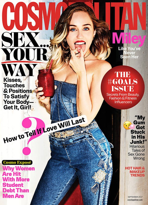 Still sticking out her tongue and showing off her bust, but Miley Cyrus is now surprisingly feminine and seductive - Photo 1.