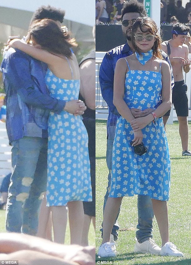 The Weeknd hugged and kissed Selena non-stop at Coachella, Justin probably won't like this!  - Photo 2.