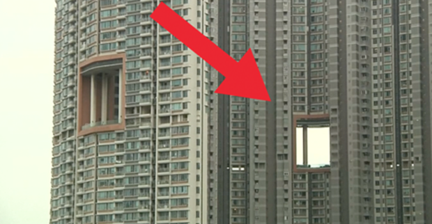 Chẳng ai biết vì sao các tòa nhà chọc trời ở Hong Kong có cái lỗ này. Lý do là... - Ảnh 1.