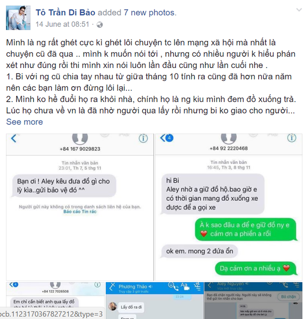 Bạn gái cũ lên tiếng tố Tô Trần Di Bảo (Bi Bảo) sống hai mặt, đánh đập và đuổi cô ra khỏi nhà - Ảnh 7.