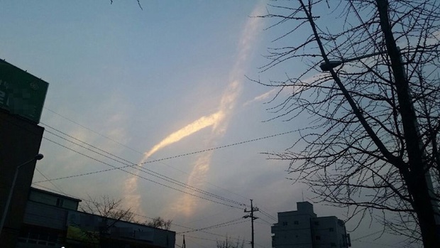 Ngay trong quá trình trục vớt phà Sewol, điều kỳ diệu đã xuất hiện trên bầu trời Hàn Quốc - Ảnh 2.