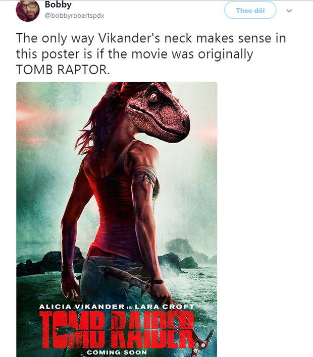 Chiếc cổ dị như... lọ hoa của mỹ nhân Alicia Vikander gây phẫn nộ trên poster Tomb Raider mới - Ảnh 5.