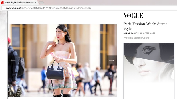 Diện trang phục của NTK Việt, street style của Thùy Trang vẫn lên thẳng Vogue Ý - Ảnh 1.