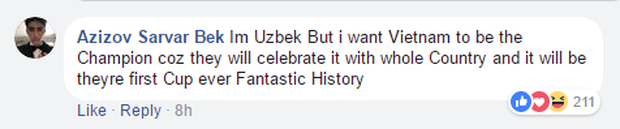 Trai đẹp Uzbekistan với bình luận dễ thương nhất MXH: Mong Việt Nam vô địch vì cả nước sẽ ăn mừng chiến thắng - Ảnh 1.
