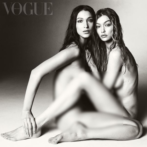 Chị em Gigi - Bella Hadid chụp ảnh khỏa thân khoe body siêu gợi cảm bên nhau - Ảnh 1.