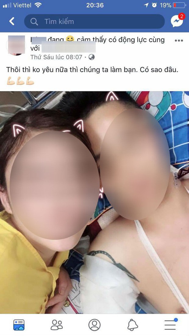 Vụ chém nát chân ở Phú Thọ: Vợ bị tố "câu like" khi đi chăm chồng - Ảnh 2.
