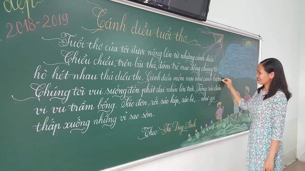 Khi giáo viên tiểu học đi thi viết chữ đẹp: Không máy in hay font chữ xịn sò nào có thể sánh ngang với bàn tay cô giáo! - Ảnh 14.