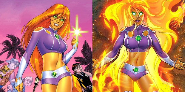 Đội anh hùng teen Titans lại gây nhức mắt vì tạo hình xấu phát hờn của Starfire - Ảnh 3.