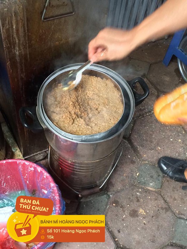 Truy tìm những hàng bánh mì có nồi pate nóng hổi để làm ấm cái bụng trong những ngày lạnh ở Hà Nội - Ảnh 8.